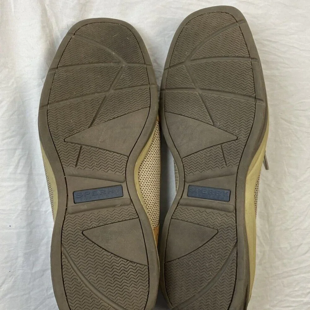 Sperry Top Sider Men’s 13 Medium Intrepid Dark‎ Tan Very Good Condition 0276308